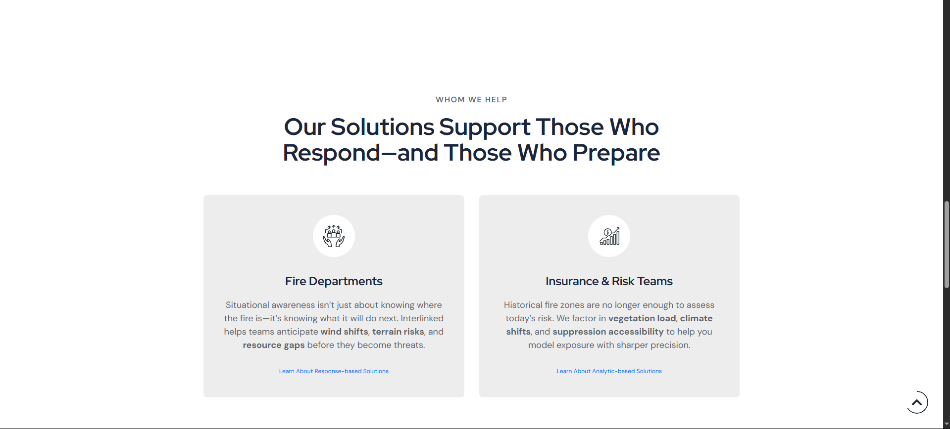 Figma wireframe layout of Interlynked site